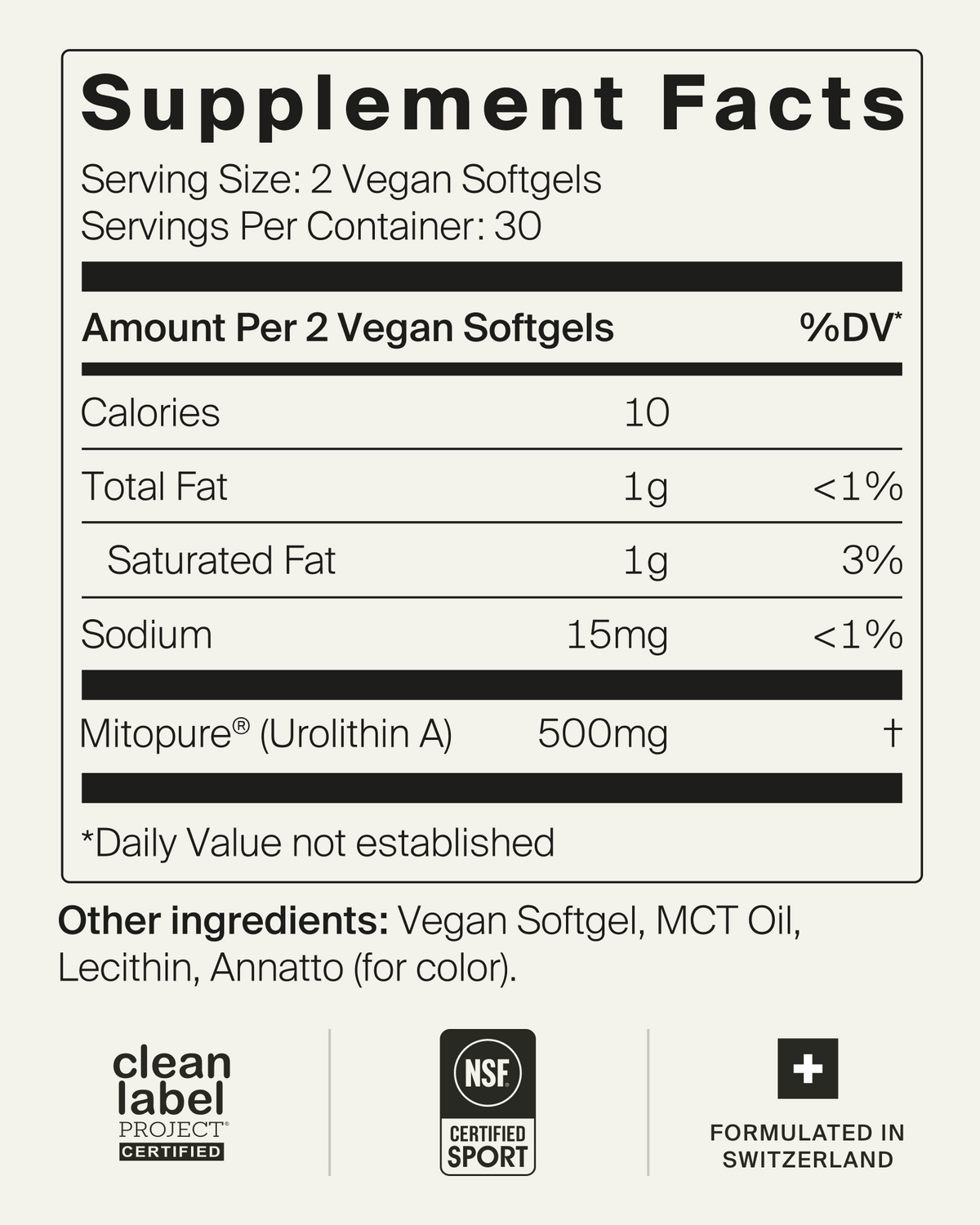 Mitopure Softgels gallery image 6